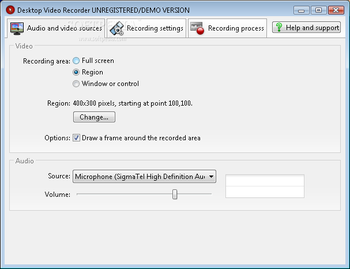Desktop Video Recorder screenshot