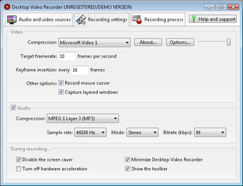 Desktop Video Recorder screenshot 2