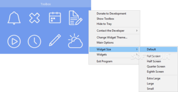 Desktop Widget Toolbox screenshot