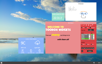 Desktop Widget Toolbox screenshot