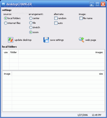 DesktopCHANGER screenshot