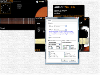 Desktopmetronome Guitar Notes screenshot