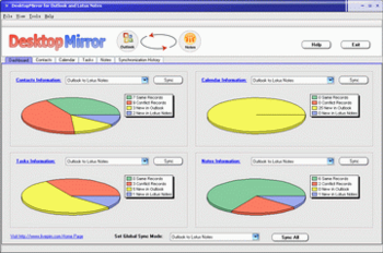 DesktopMirror for Lotus Notes and Outlook screenshot
