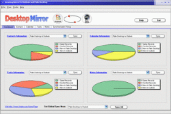 DesktopMirror for Outlook and Palm Desktop Portable screenshot