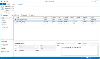 DesktopTodo screenshot 4