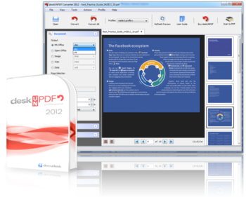 DeskUNPDF Converter screenshot