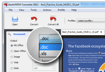 DeskUNPDF Converter screenshot 3