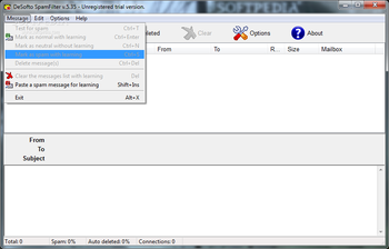 DeSofto SpamFilter screenshot