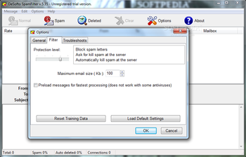 DeSofto SpamFilter screenshot 3