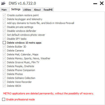 Destroy Windows 10 Spying screenshot 2