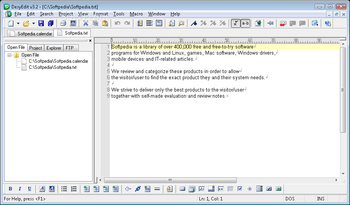 DesyEdit screenshot