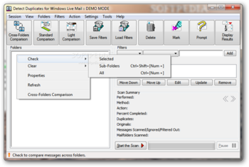 Detect Duplicates for Windows Live Mail screenshot