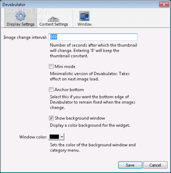 Devabulator screenshot 2