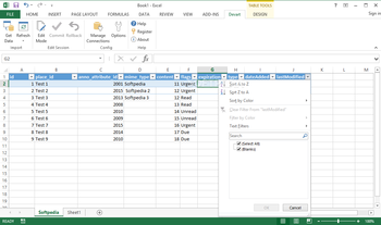 Devart Excel Add-ins screenshot