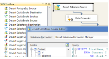 Devart SSIS Components screenshot