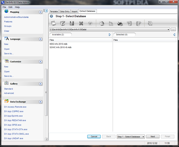 DevInfo Database Administration screenshot 3