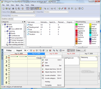 DevPlanner screenshot 5