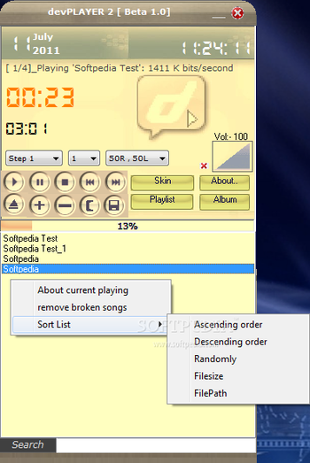 devPLAYER screenshot