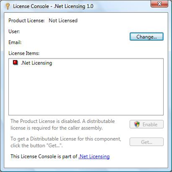 DevZest .Net Licensing screenshot