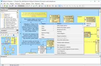 DeZign for Databases screenshot 2