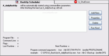 dfg BackUp XP screenshot 3