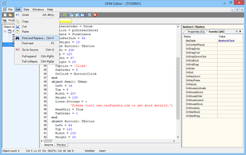 DFM Editor screenshot 3