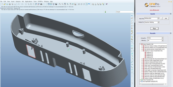 DFMPro for Pro/Engineer screenshot