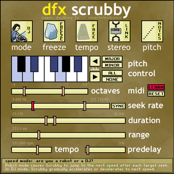 DFX Scrubby screenshot