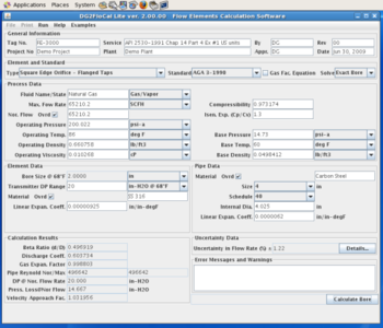 DG2FloCal Lite screenshot