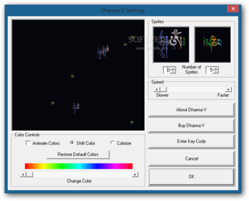 Dharma V Screen Saver screenshot 2