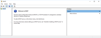 DHCP Console for Windows 10 screenshot