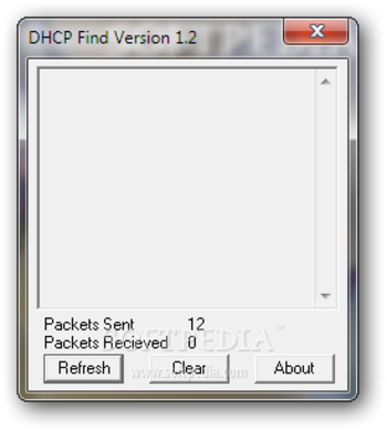 DHCP Find screenshot
