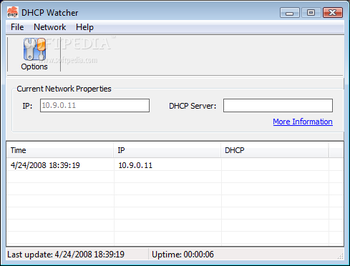 DHCP Watcher screenshot