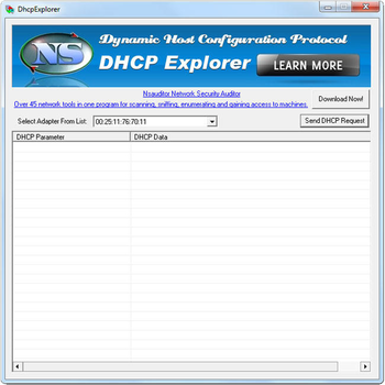 DhcpExplorer screenshot