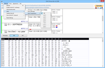 DHE Drive Info screenshot 2