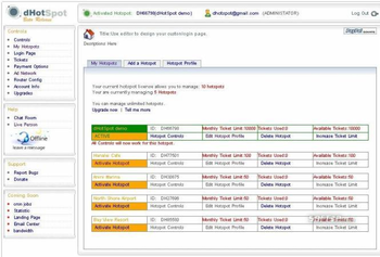 dHotSpot screenshot 2
