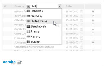 dhtmlxCombo :: Ajax Combobox screenshot