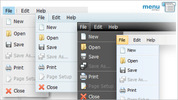 dhtmlxMenu :: DHTML/JavaScript Menu screenshot