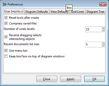 DiaCze - diagram drawing software UML, ERD screenshot 3