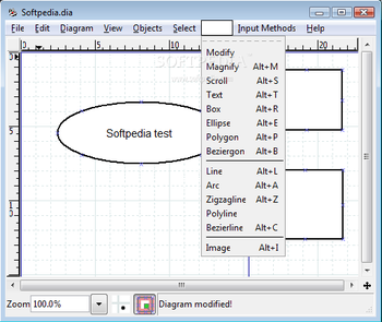 DiaCze - diagram drawing software UML, ERD screenshot 6