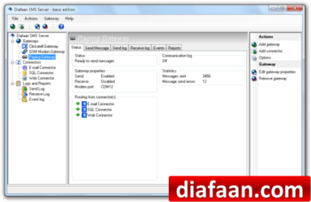 Diafaan SMS Server - basic edition screenshot