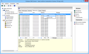 Diafaan SMS Server - basic edition screenshot 2