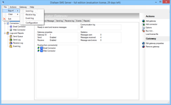 Diafaan SMS Server - full edition (formerly Diafaan Message Server) screenshot 3