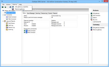 Diafaan SMS Server - full edition (formerly Diafaan Message Server) screenshot 5