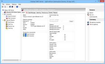 Diafaan SMS Server - light edition screenshot