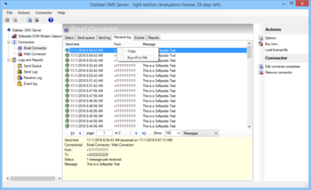 Diafaan SMS Server - light edition screenshot 2