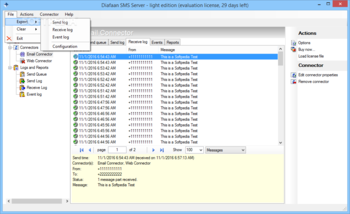 Diafaan SMS Server - light edition screenshot 3