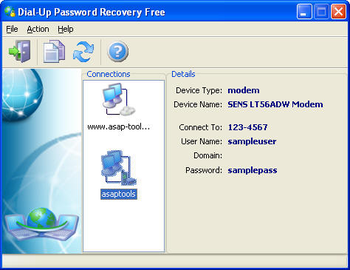 Dial-Up Password Recovery FREE screenshot 2