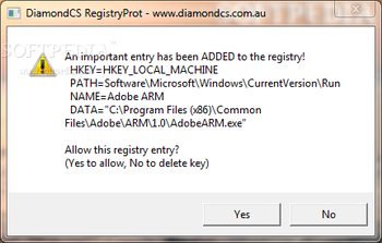 DiamondCS RegProt screenshot