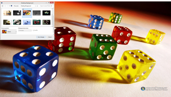 Dice Windows 7 Theme screenshot